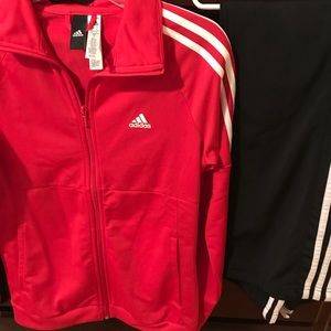 Adidas zip up set